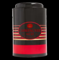 Autour Du Thé|Compagnie & Co Boite vide 1Kg Noire / Rouge