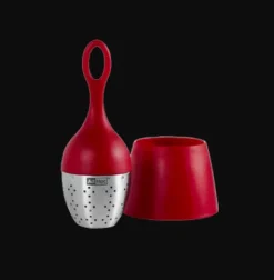 Autour Du Thé|Compagnie & Co Boule à infuser Flottante Rouge
