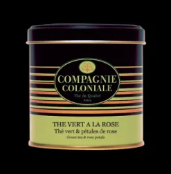 Coffrets De Thés|Thés Gourmands|Compagnie & Co Coffret luxe Bonne Fête Maman & Thé Vert à la Rose