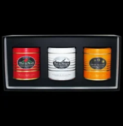 Coffrets De Thés|Thés Gourmands|Compagnie & Co Coffret luxe Thé de Noël®, Thés des Neiges®, Hiver Austral®