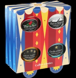 Coffrets De Thés|Rooibos|Compagnie & Co Coffret Noël 4x30g