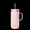 Autour Du Thé|Thés Glacés|Compagnie & Co Cold Cup isotherme avec anse 600 ml - Rose pastel